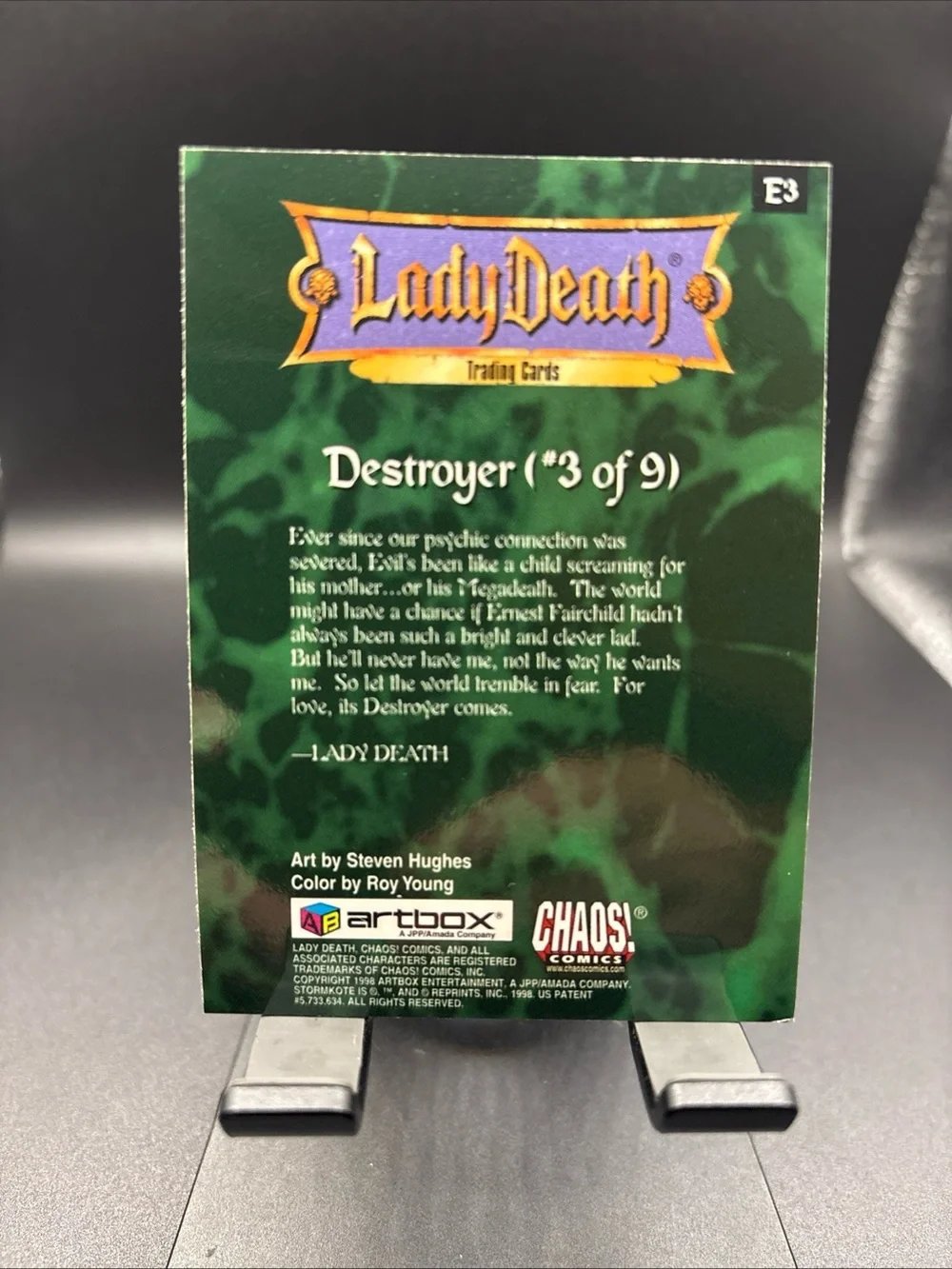 Lady Death / Evil Ernie (Destroyer #3 Of 9) 1998 Artbox #E3